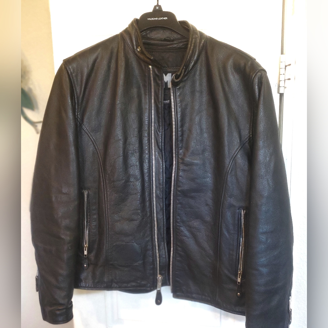 First Manufactoring Company Black Leather Jacket